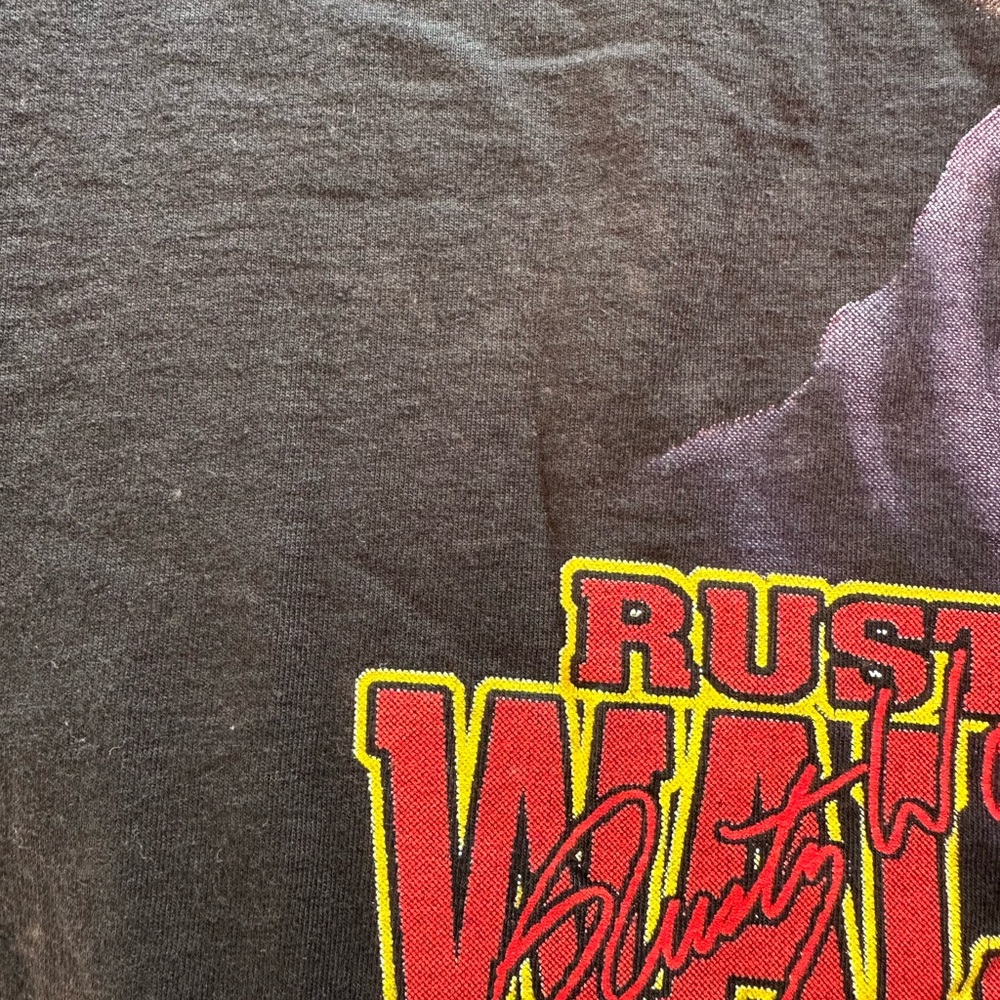 Vintage Rusty Wallace Racing T Shirt Nutmeg Mills 90s NASCAR Black #2 Men’s L - Picture 10 of 10